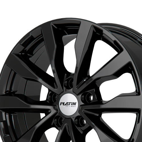 Platin Wheels P 86 5-Spokes black glossy