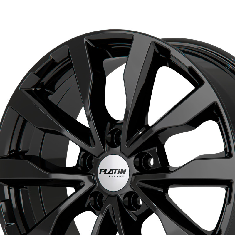 Platin Wheels P 86 5-Spokes black glossy