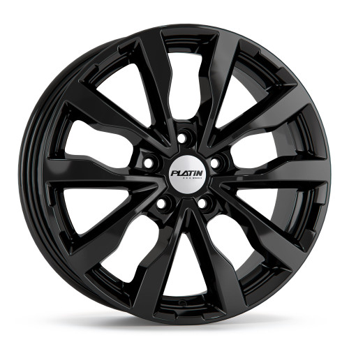 Platin Wheels P 86 5-Spokes black glossy