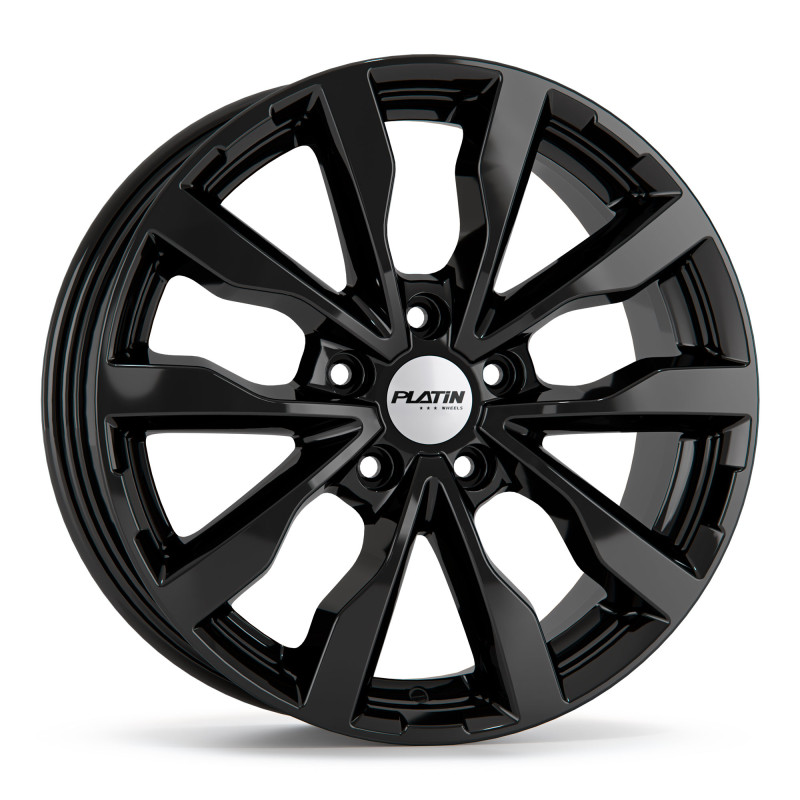 Platin Wheels P 86 5-Spokes black glossy