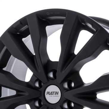 Platin Wheels P 86 6-Spokes matt black