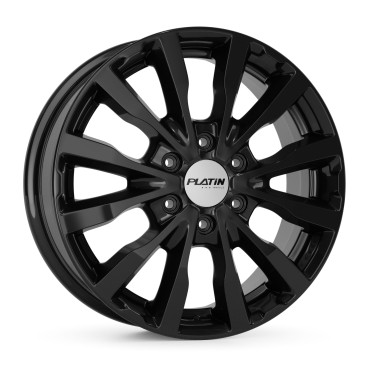 Platin Wheels P 86 6-Spokes black glossy