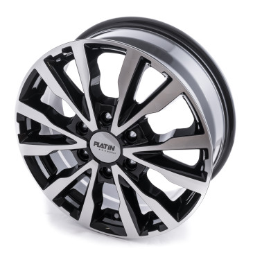 Platin Wheels P 86 6-Spokes black polished
