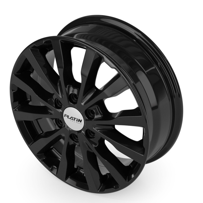 Platin Wheels P 86 6-Spokes black glossy