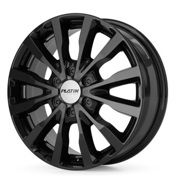 Platin Wheels P 86 6-Spokes black glossy