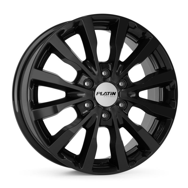 Platin Wheels P 86 6-Spokes black glossy