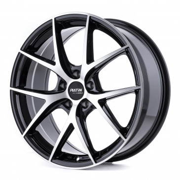 Platin Wheels P 94 schwarz poliert