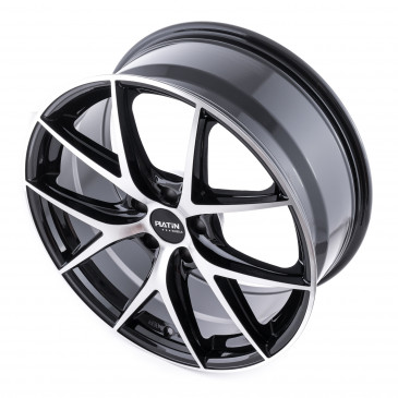 Platin Wheels P 94 schwarz poliert