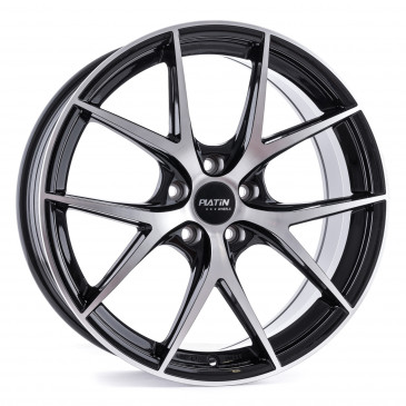 Platin Wheels P 94 schwarz poliert