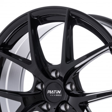 Platin Wheels P 94 schwarz