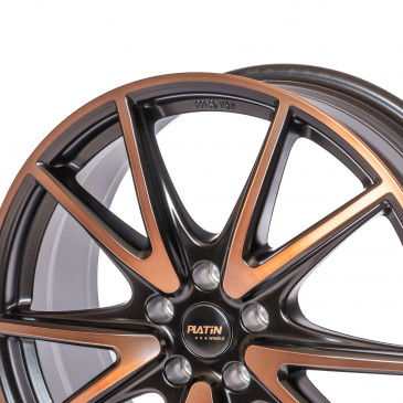Platin Wheels P 99 Jetblack copper matt