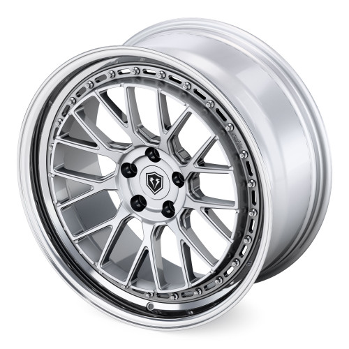 Raffa Wheels RFS-04 Silver Polished Lip