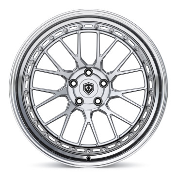 Raffa Wheels RFS-04 Silver Polished Lip