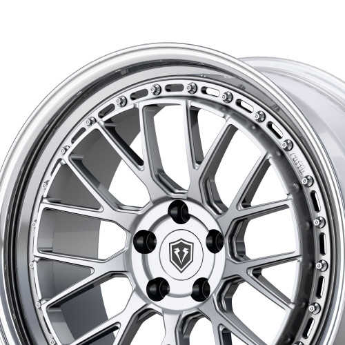 Raffa Wheels RFS-04 Silver Polished Lip