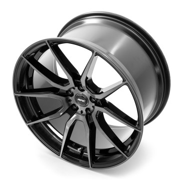 RFK Wheels GLS303 GLOSS BLACK BRUSHED FACE