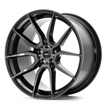 RFK Wheels GLS303 GLOSS BLACK BRUSHED FACE