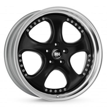 RH ALURAD AL Cup schwarz/Horn hochgl.pol.