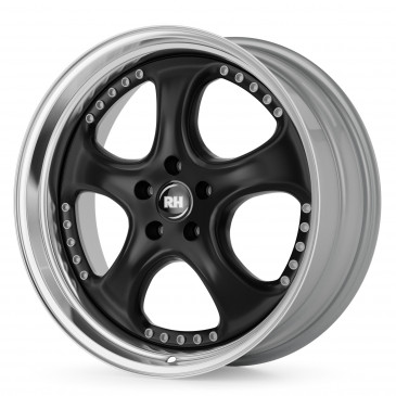 RH ALURAD AL Cup schwarz/Horn hochgl.pol.