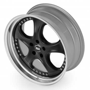 RH ALURAD AL Cup schwarz/Horn hochgl.pol.