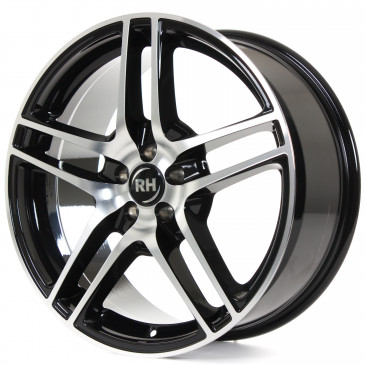 RH ALURAD BE Twin Schwarz voll poliert