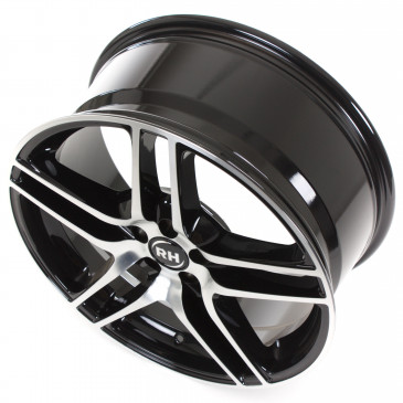 RH ALURAD BE Twin Schwarz voll poliert