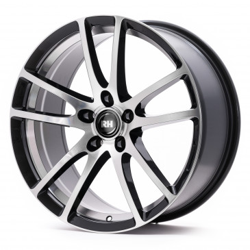 RH ALURAD BO Flowforming Schwarz voll poliert