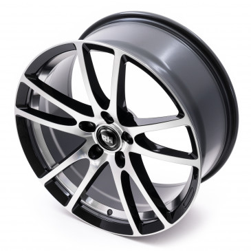 RH ALURAD BO Flowforming Schwarz voll poliert