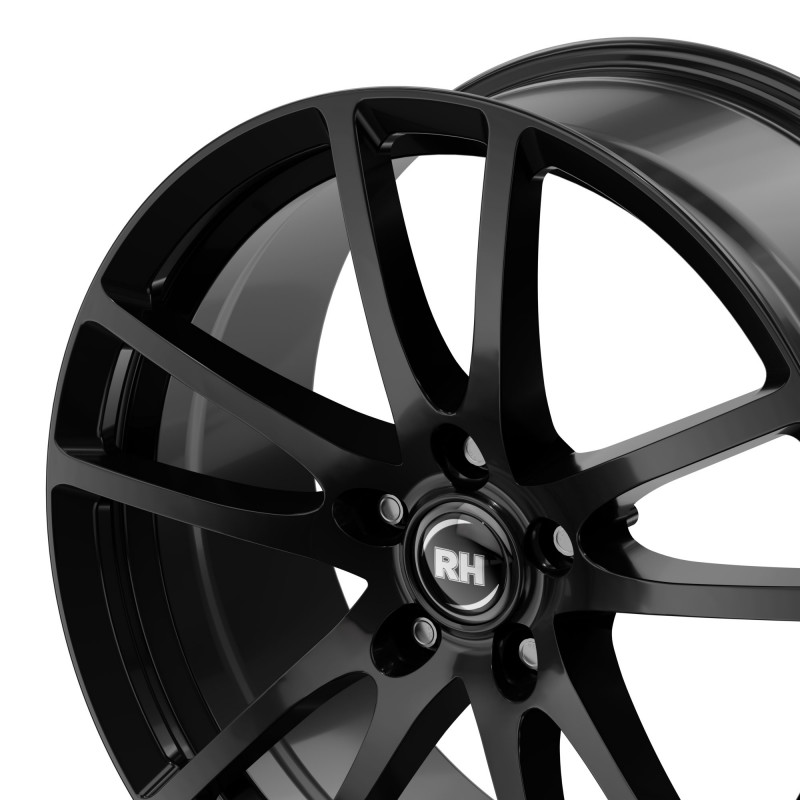 RH ALURAD BO Flowforming racing schwarz lackiert