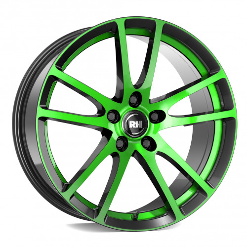 RH ALURAD BO Flowforming color polished - green