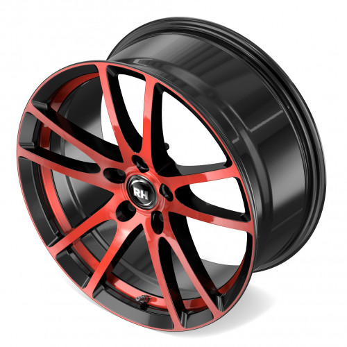 RH ALURAD BO Flowforming color polished - red