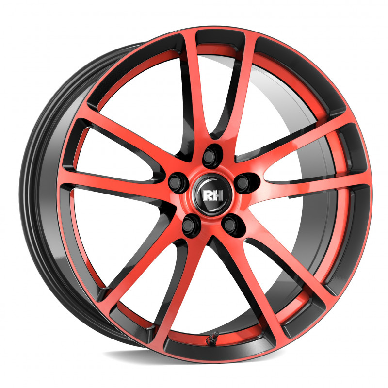 RH ALURAD BO Flowforming color polished - red