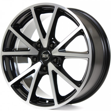 RH ALURAD DE Sports Schwarz voll poliert