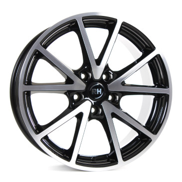 RH ALURAD DE Sports Schwarz voll poliert