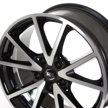 RH ALURAD DE Sports Schwarz voll poliert