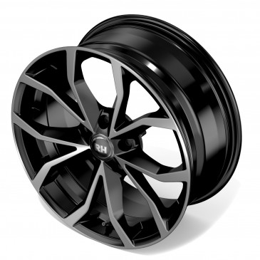 RH ALURAD DF Energy Schwarz voll poliert