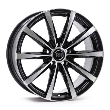 RH ALURAD GT Schwarz voll poliert