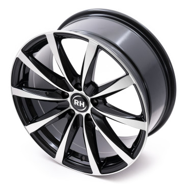 RH ALURAD GT Schwarz voll poliert