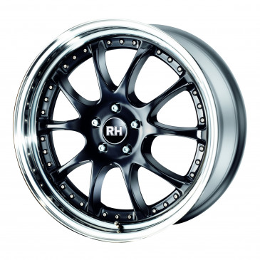 RH ALURAD MK Dynamik schwarz/Horn hochgl.pol.