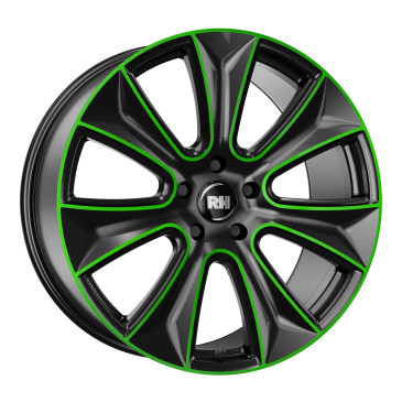 RH ALURAD NAJ II color polished - green