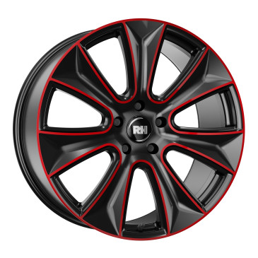 RH ALURAD NAJ II color polished - red