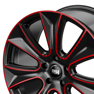 RH ALURAD NAJ II color polished - red