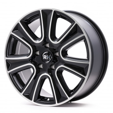 RH ALURAD NAJ II Schwarz voll poliert