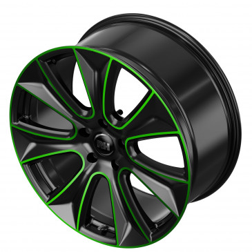 RH ALURAD NAJ II color polished - green