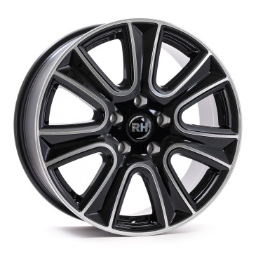 RH ALURAD NAJ II Schwarz voll poliert