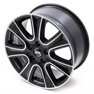 RH ALURAD NAJ II Schwarz voll poliert