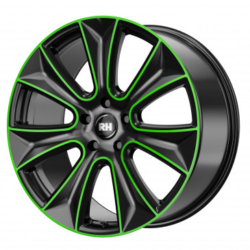 RH ALURAD NAJ II color polished - green