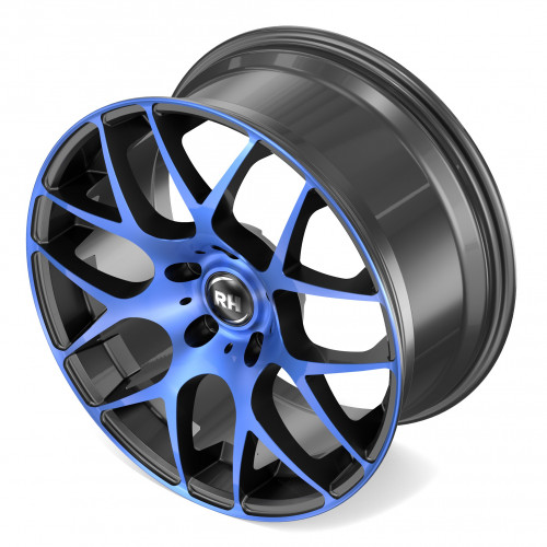 RH ALURAD NBU Race color polished - blue