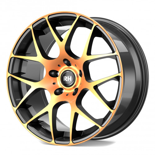 RH ALURAD NBU Race color polished - orange