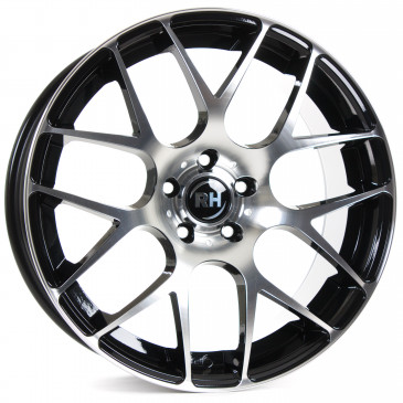 RH ALURAD NBU Race Schwarz voll poliert