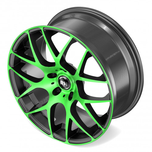 RH ALURAD NBU Race color polished - green